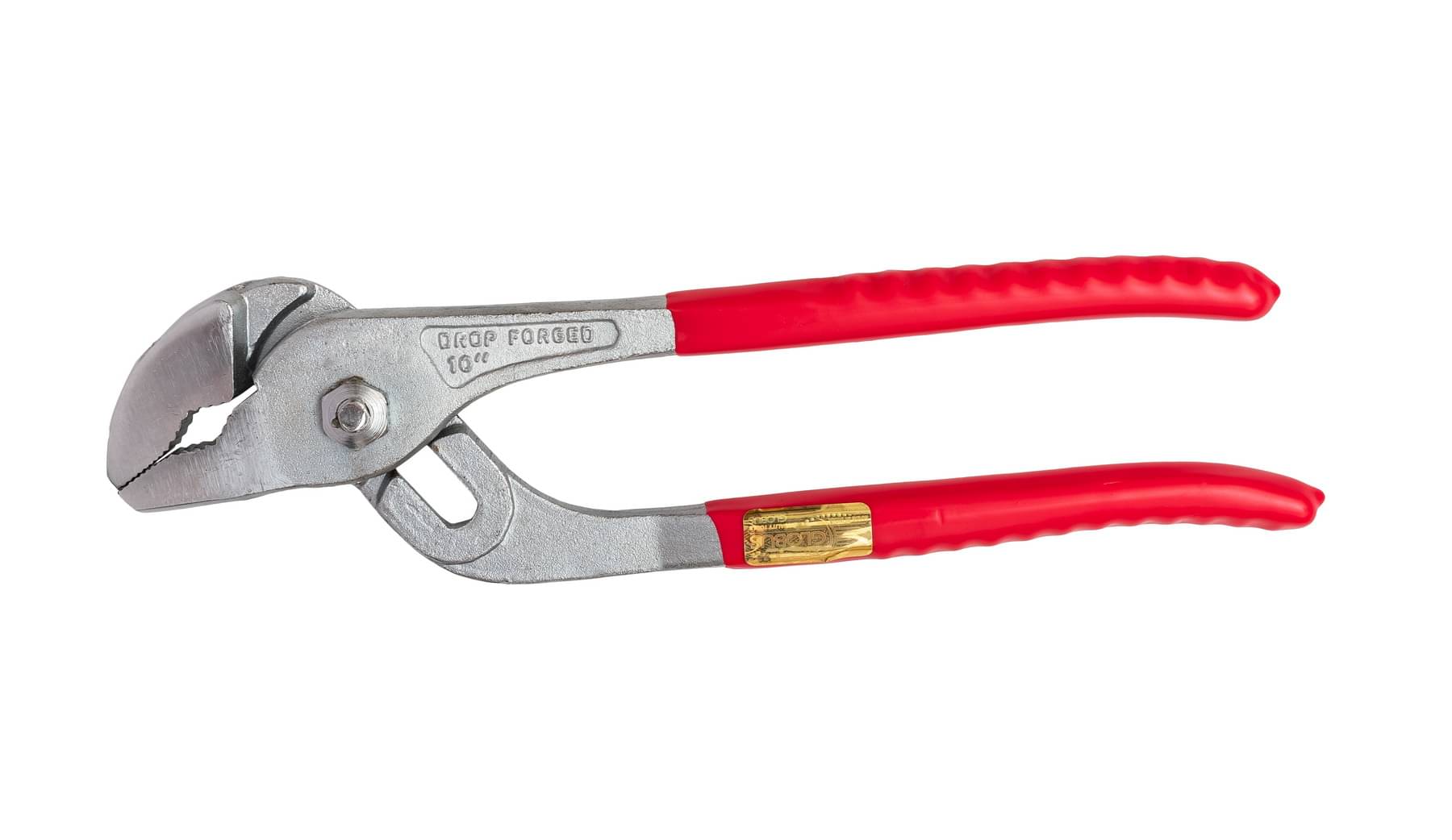GLOBUS 504 -WATER PUMP PLIER 10 INCH ( 250MM ) MONKEY PLIER / SLIP JOINT HEAVY DUTY PLIER WITH CHROME FINISH AND SOFT RED PVC GRIP. GLOBUS 504 -WATER PUMP PLIER 10 INCH ( 250MM ) MONKEY PLIER / SLIP JOINT HEAVY DUTY PLIER WITH CHROME FINISH AND SOFT RED PVC GRIP.