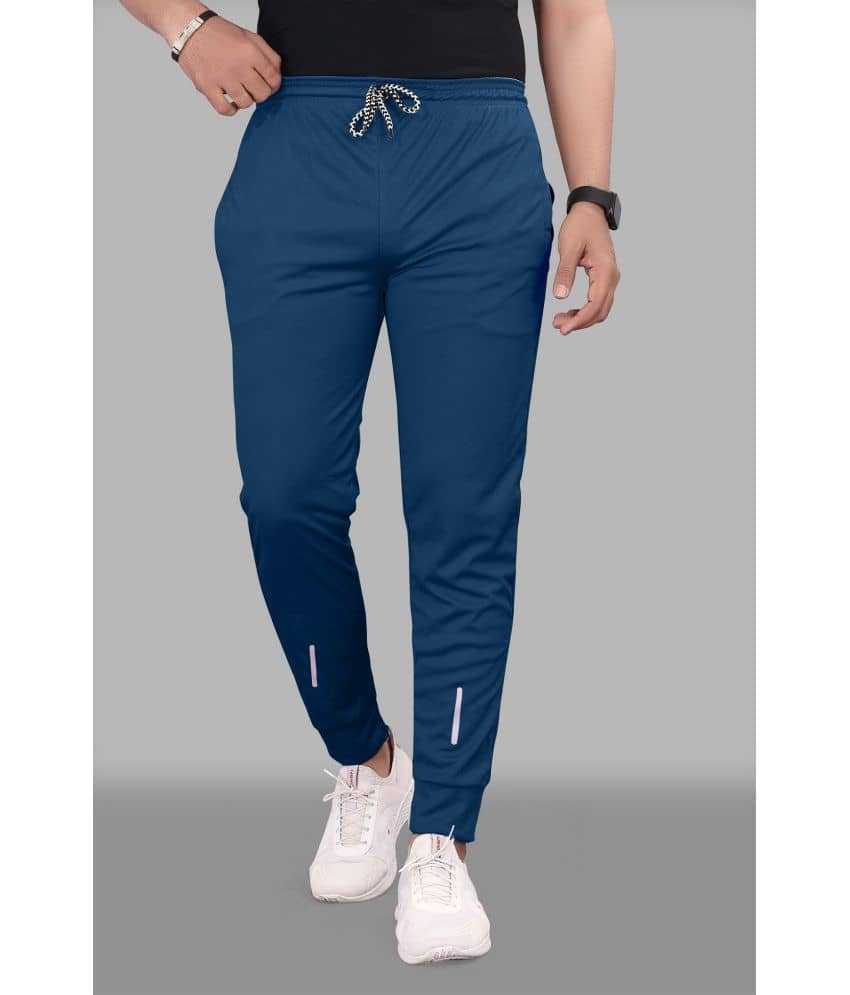 Gazal Fashions - Blue Polyester Men's Joggers ( Pack of 1 ) - Track Pants | Buy online on ZillyBuy