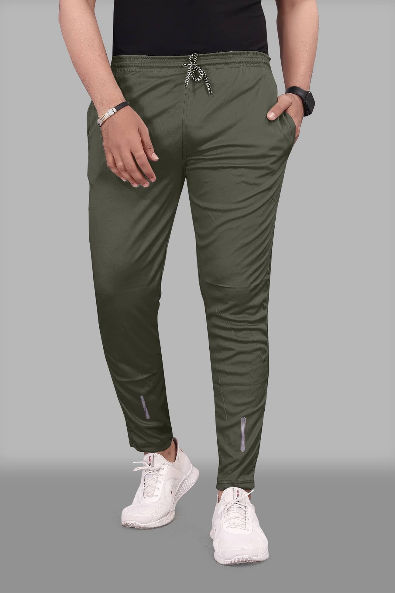Gazal Fashions - Dark Green Polyester Men's Trackpants ( Pack of 1 ) - Track Pants | Buy online on ZillyBuy