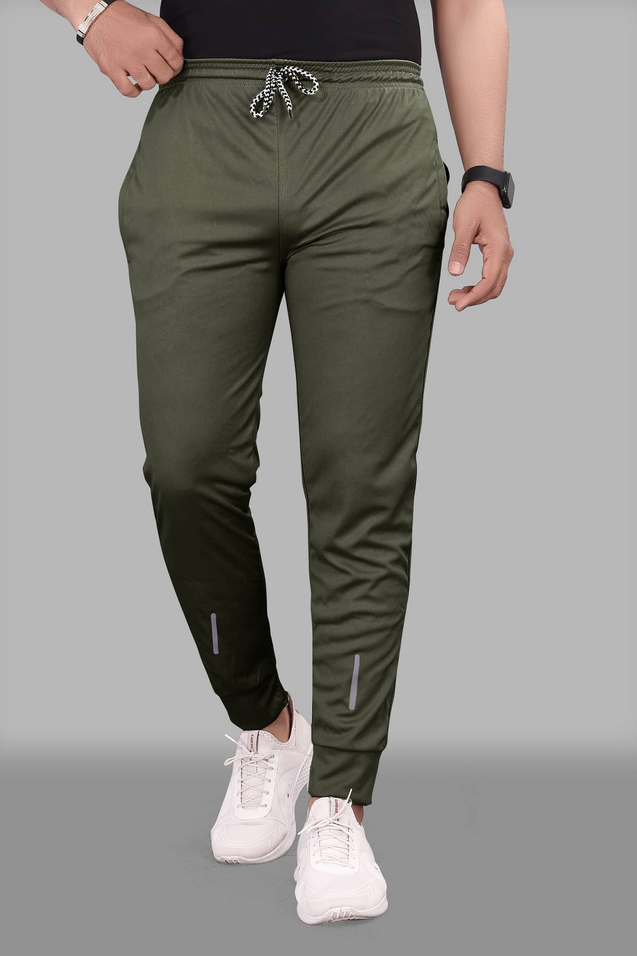 Gazal Fashions - Dark Green Polyester Men's Joggers ( Pack of 1 ) - Track Pants | Buy online on ZillyBuy