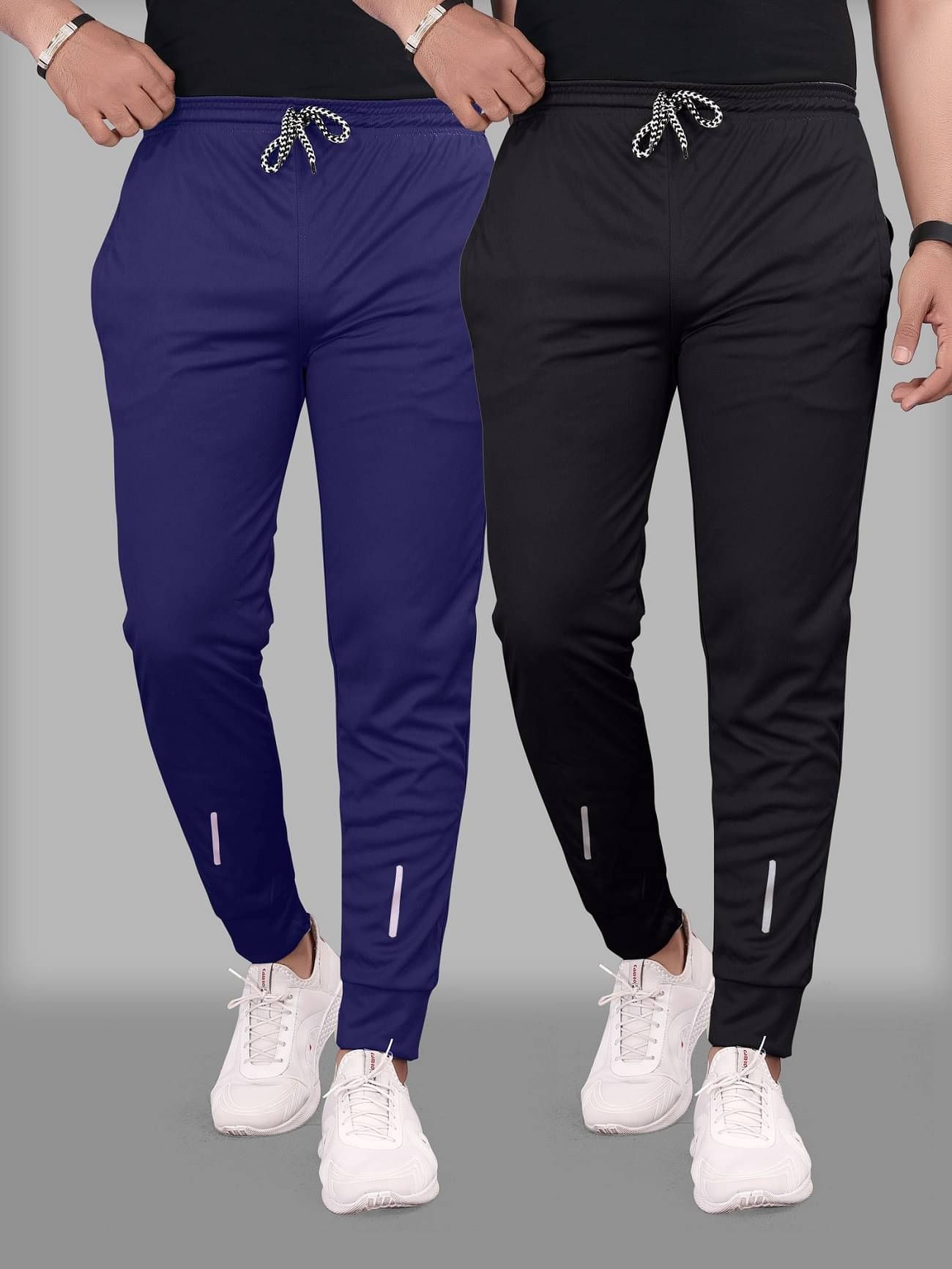     			Gazal Fashions - Multicolor Polyester Men's Trackpants ( Pack of 2 )