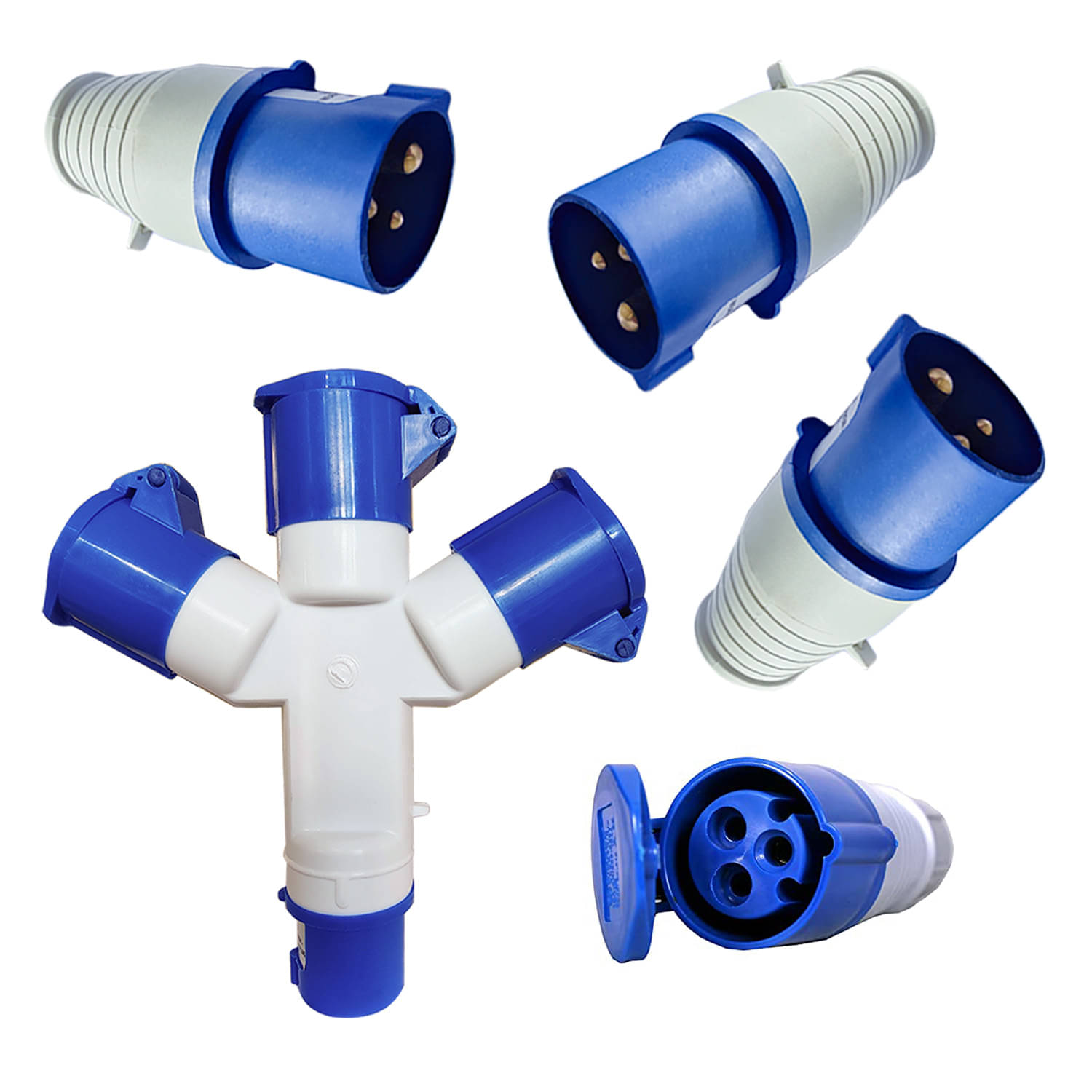 J-NX TYPE-213 Triple Outlet Socket with Male and Female Industrial Socket 220 Modular Switches J-NX TYPE-213 Triple Outlet Socket with Male and Female Industrial Socket 220 Modular Switches