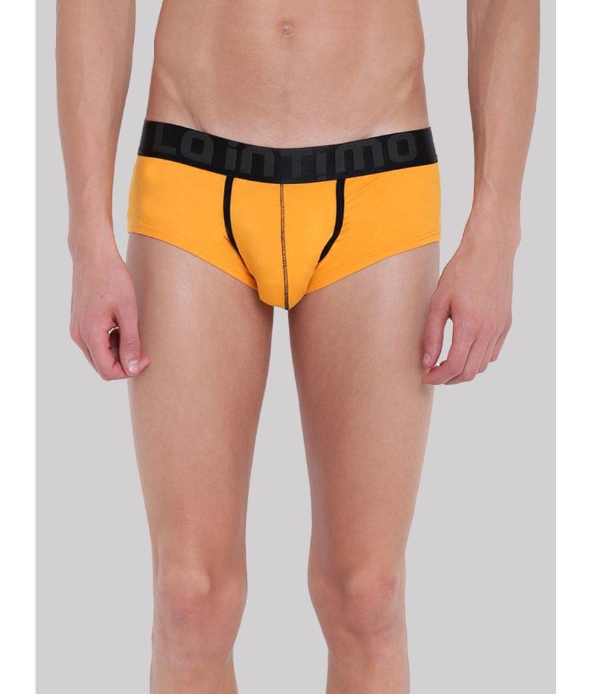     			La Intimo Pack of 1 Modal Briefs For Men's ( Orange )