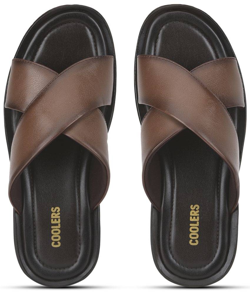     			Liberty - Brown Men's Leather Slipper