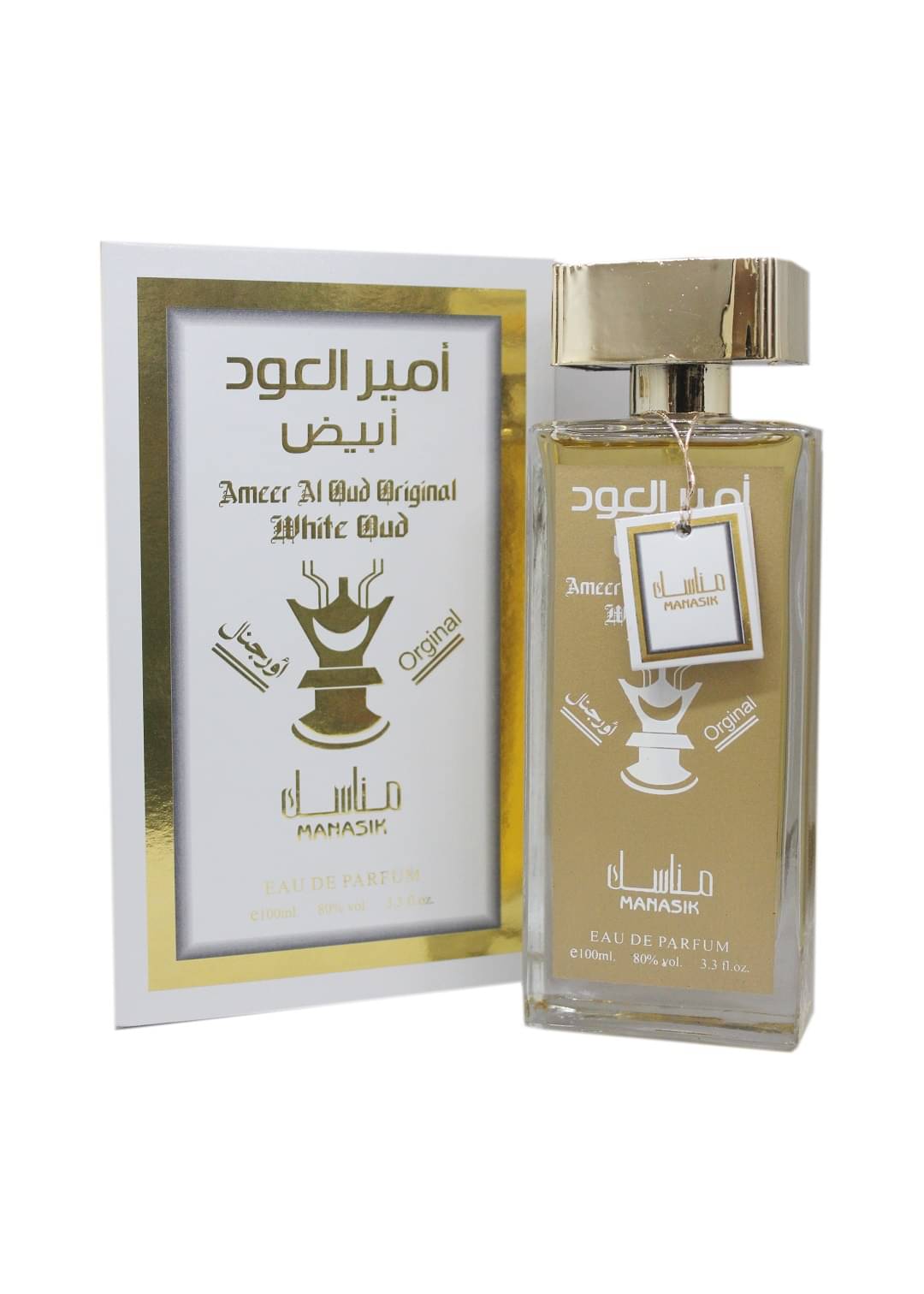 MANASIK - AMEER AL OUD WHITE Eau De Perfume 100ml Eau De Parfum (EDP) For Unisex 1 ( Pack of 1 ) MANASIK - AMEER AL OUD WHITE Eau De Perfume 100ml Eau De Parfum (EDP) For Unisex 1 ( Pack of 1 )