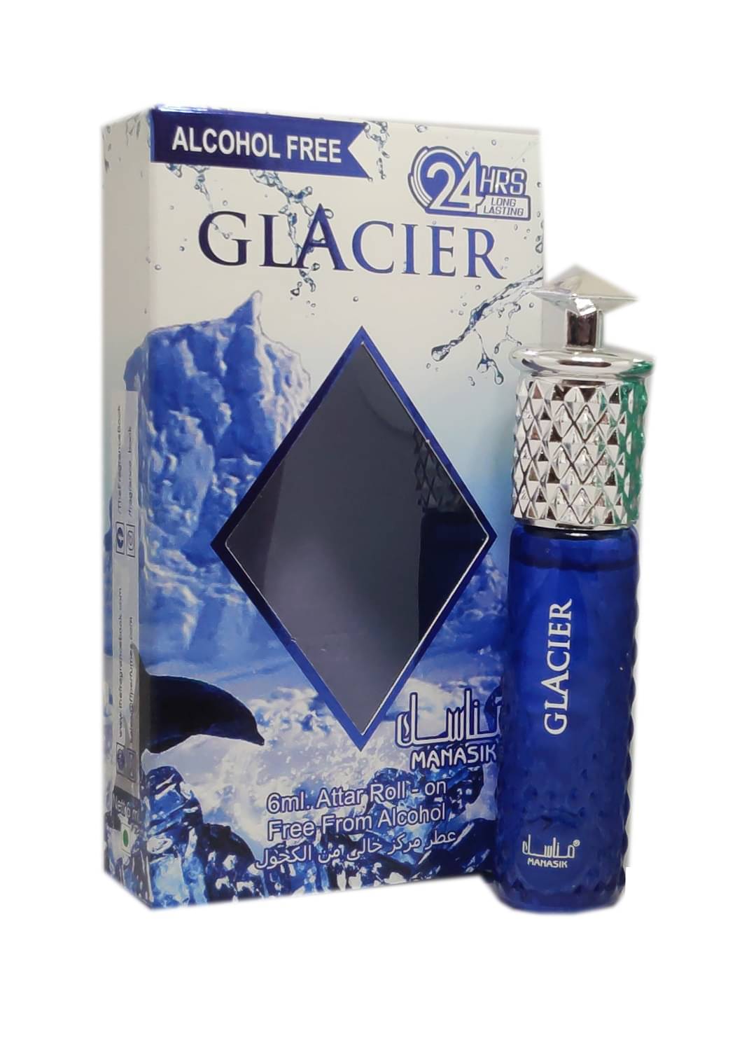     			MANASIK  GLACIER  Concentrated   Attar Roll On 6ml .