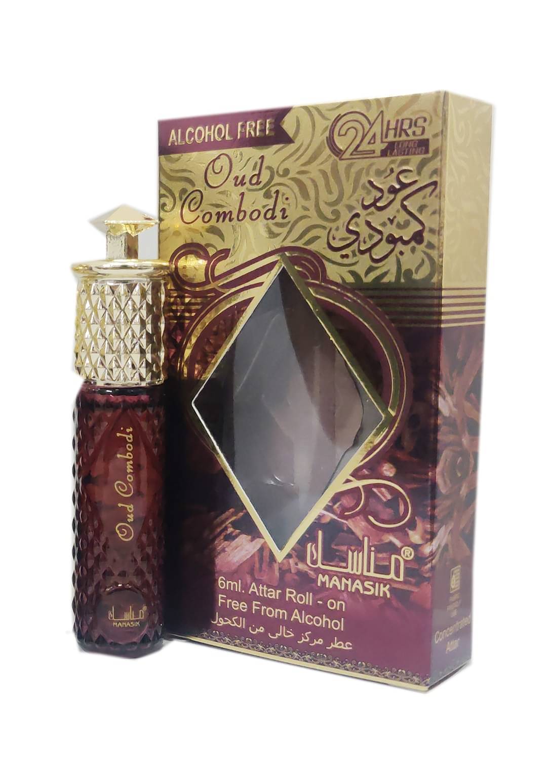     			MANASIK  OUD COMBODI Concentrated   Attar Roll On 6ml .