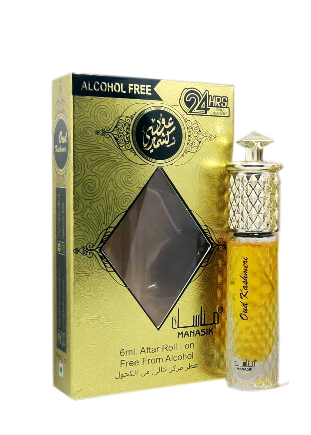 MANASIK  OUD KASHMERI  Concentrated   Attar Roll On 6ml .