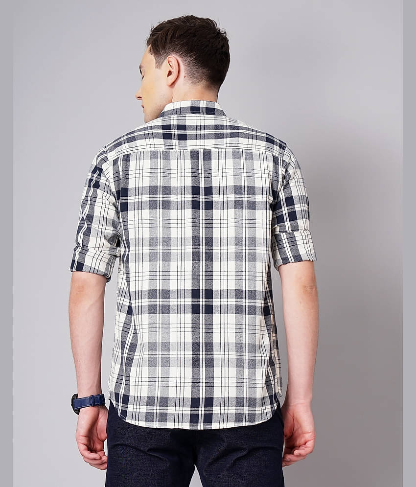 Paul Street - White 100% Cotton Slim Fit Men's Casual Shirt ( Pack of 1 )