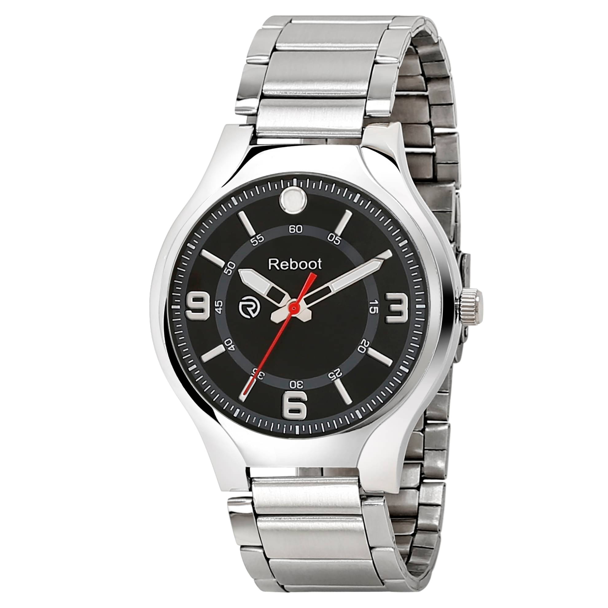    			Reboot - Silver Stainless Steel Analog Men's Watch