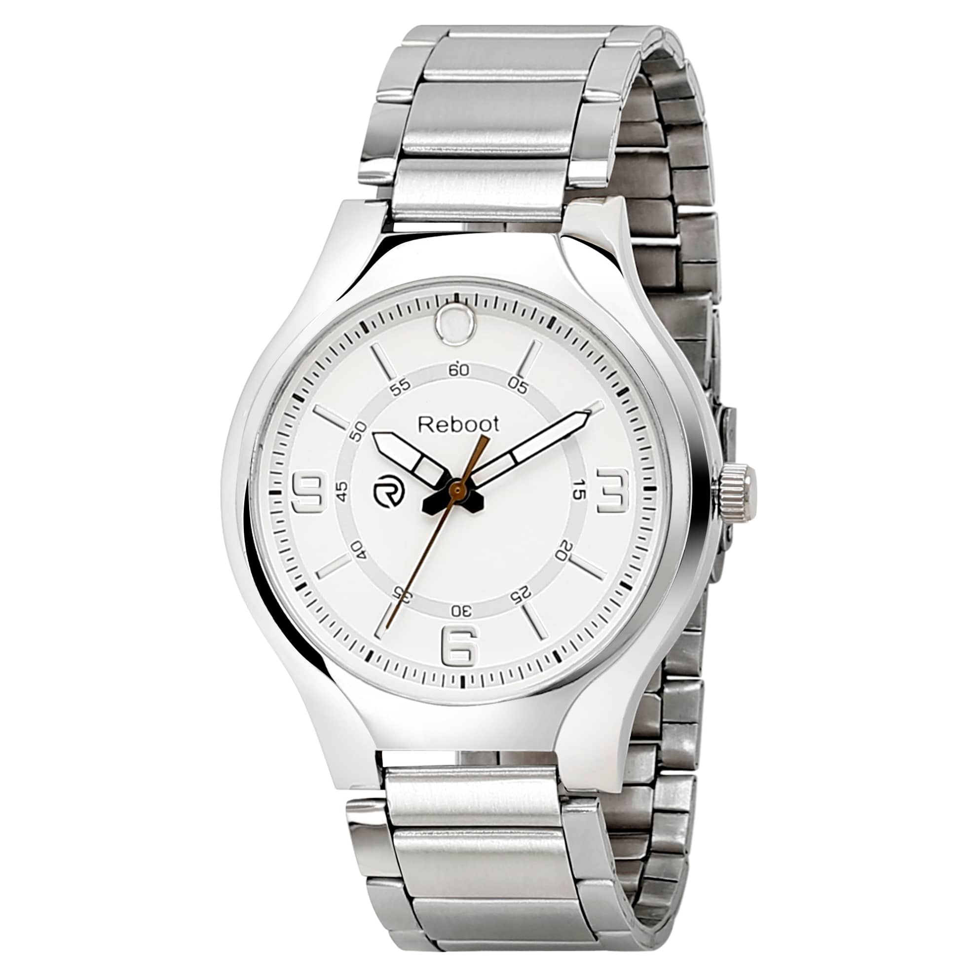 Reboot - Silver Stainless Steel Analog Men's Watch