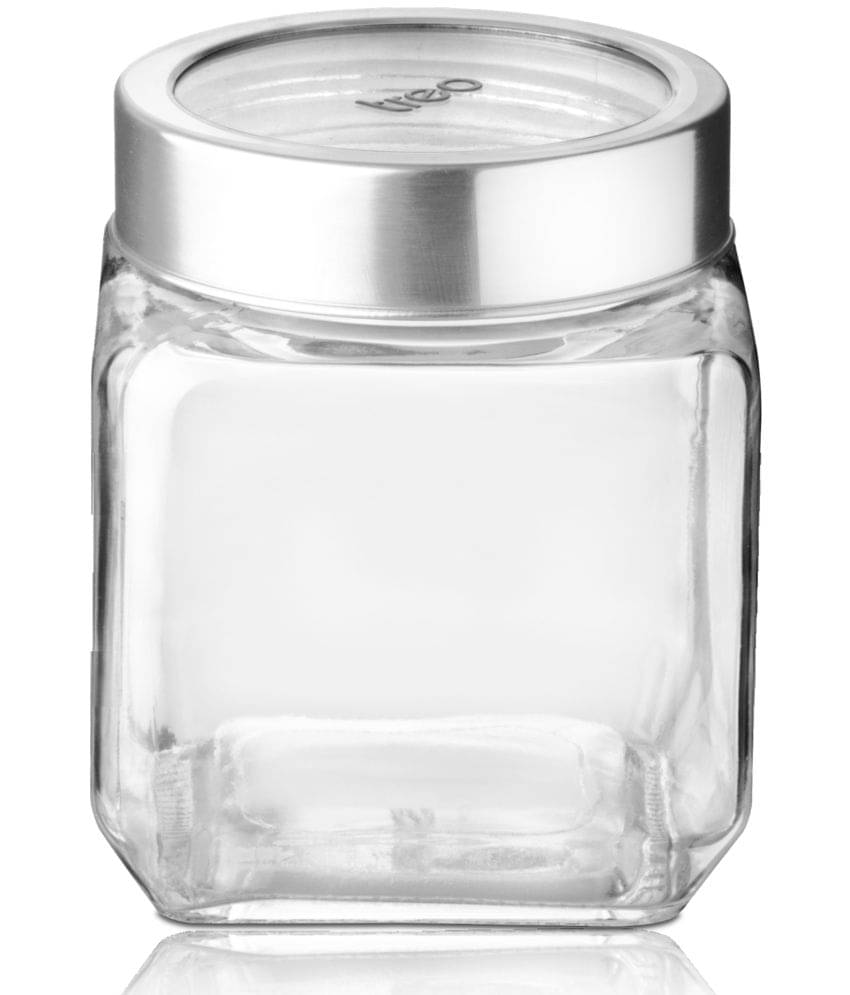 Treo by Milton Cube Storage Glass Jar, 1 Pc, Transparent, 1200 ml | BPA Free | Storage Jar | Kitchen Organizer | Air Tight | Modular | Multipurpose Jar Treo by Milton Cube Storage Glass Jar, 1 Pc, Transparent, 1200 ml | BPA Free | Storage Jar | Kitchen Organizer | Air Tight | Modular | Multipurpose Jar