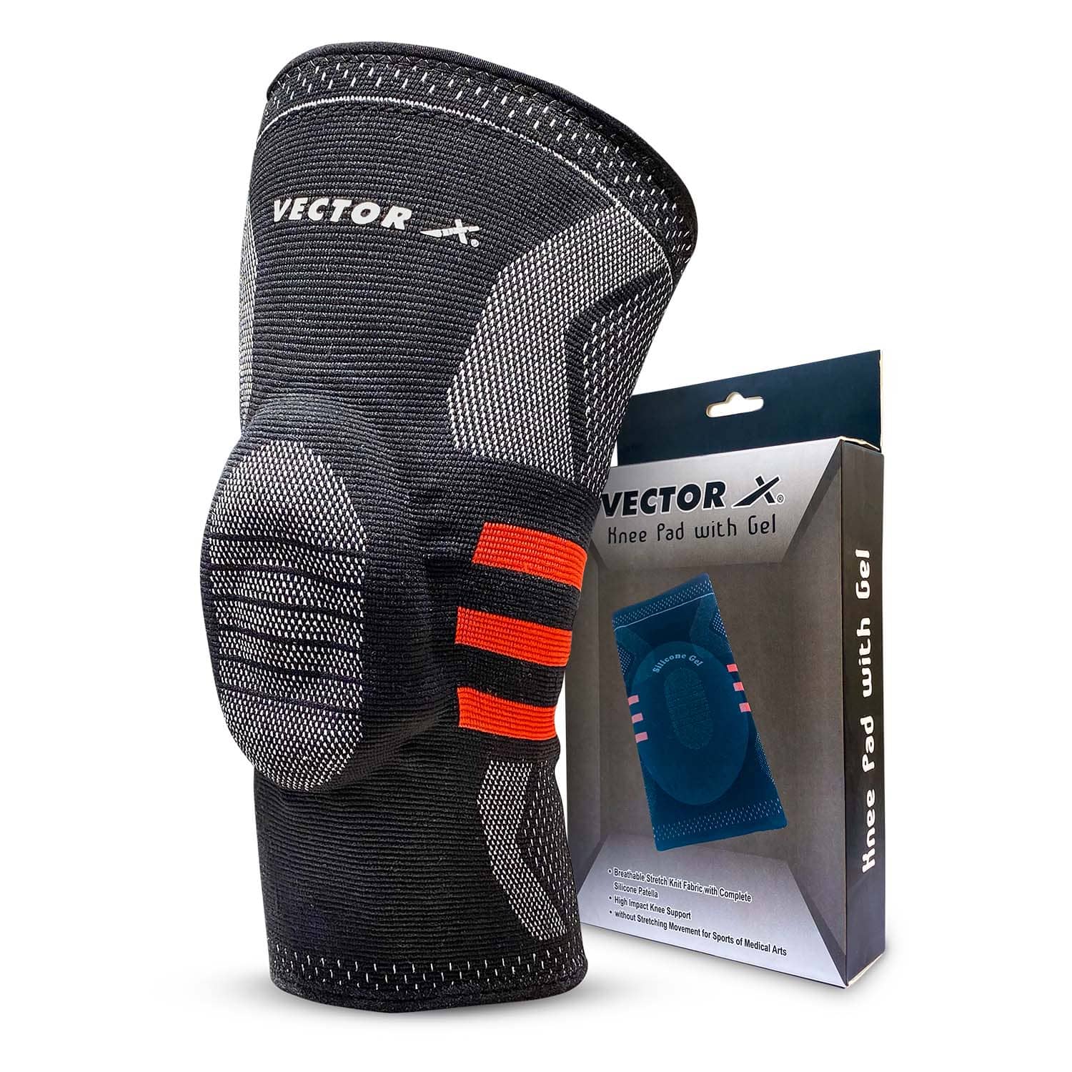 Vector X - Multicolor Knee Support ( Pack of 1 ) - Sports and Fitness Equipment | Buy online on ZillyBuy