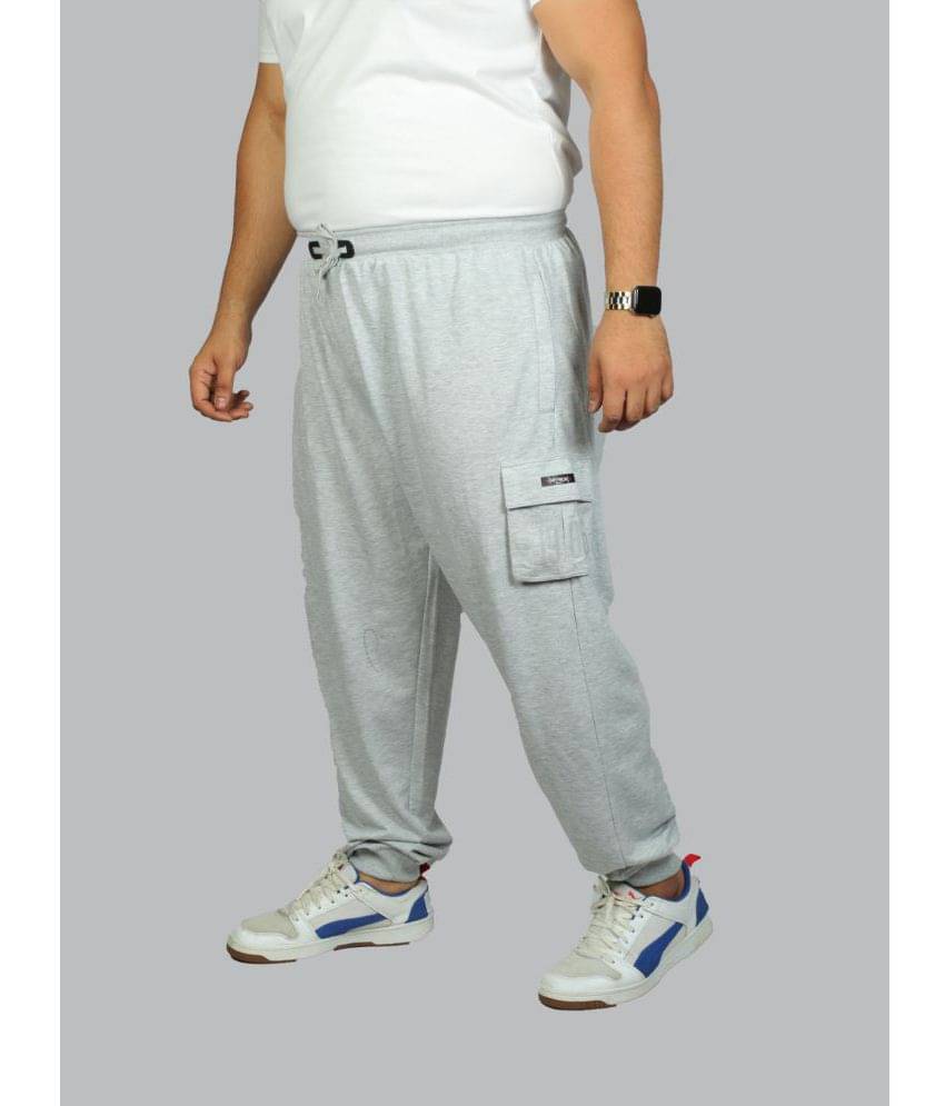 Xmex - Grey Cotton Blend Men's Joggers ( Pack of 1 ) Xmex - Grey Cotton Blend Men's Joggers ( Pack of 1 )