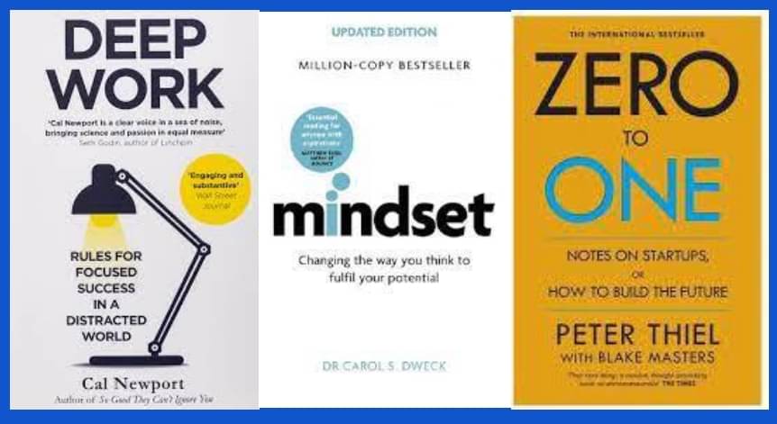 boookD Combo 27 – Deep Work + Zero to One + Mindset boookD Combo 27 – Deep Work + Zero to One + Mindset