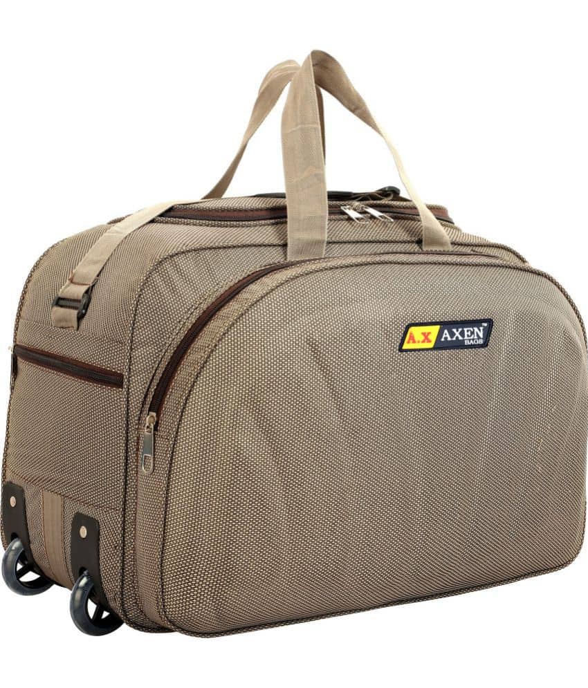 AXEN BAGS - Purple Polyester Duffle Bag