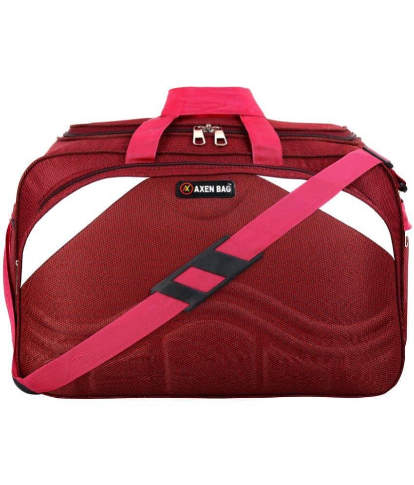 AXEN BAGS - Purple Polyester Duffle Trolley