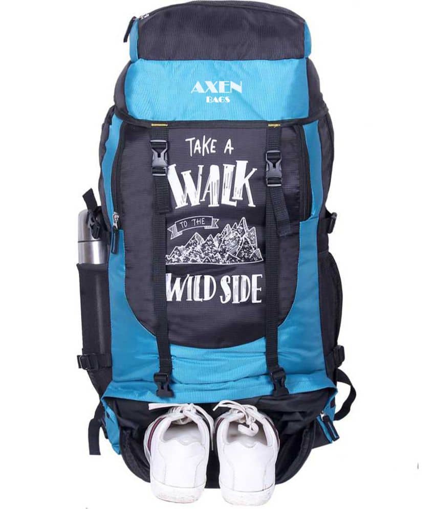 AXEN BAGS - Sky Blue Polyester  Rucksacks Backpack Bag