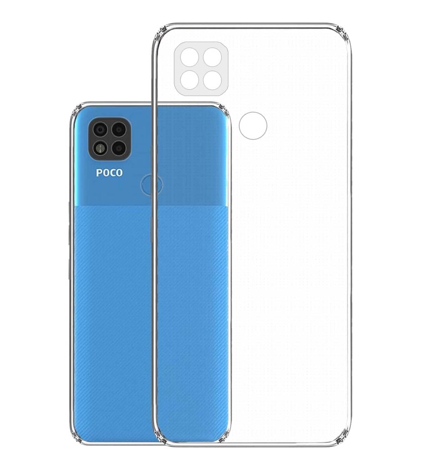     			Case Vault Covers - Transparent Silicon Silicon Soft cases Compatible For Xiaomi Mi Redmi 10A ( Pack of 1 )