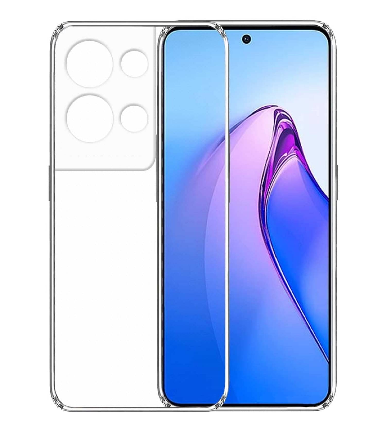 Case Vault Covers - Transparent Silicon Silicon Soft cases Compatible For Oppo Reno 8 Pro 5G ( Pack of 1 ) Case Vault Covers - Transparent Silicon Silicon Soft cases Compatible For Oppo Reno 8 Pro 5G ( Pack of 1 )