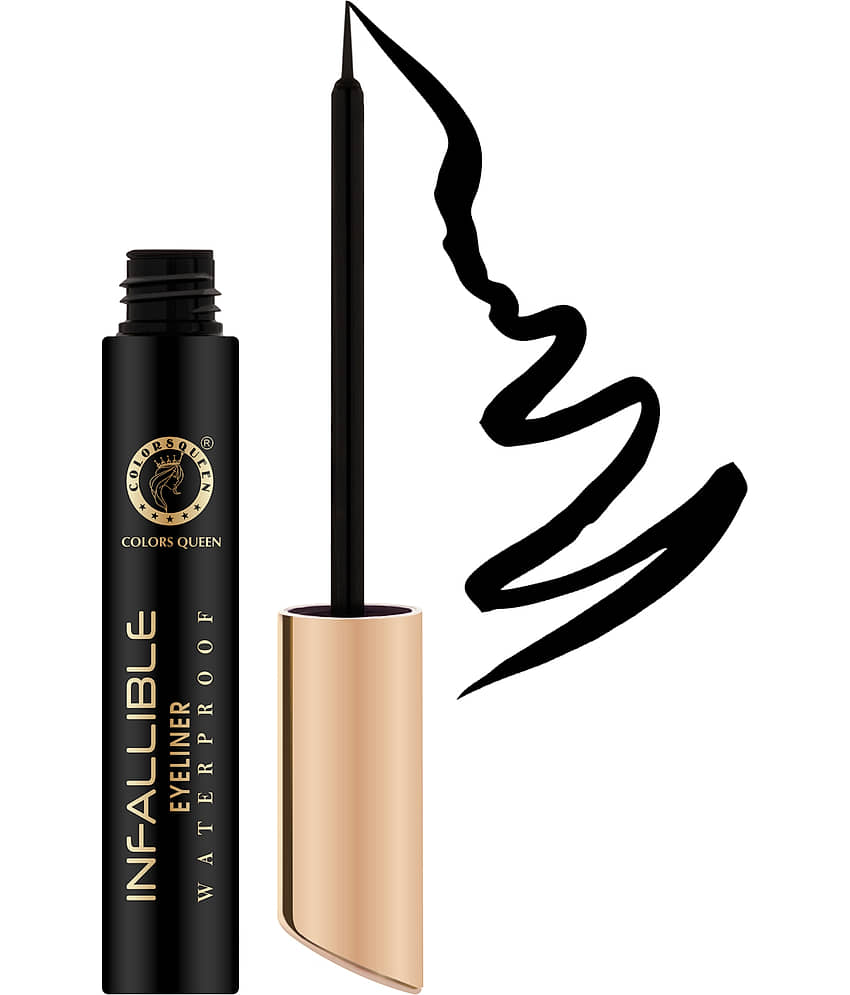 Colors Queen Infallible Eyeliner Black Pack of 1 - Makeup - Eyes | Buy online on ZillyBuy