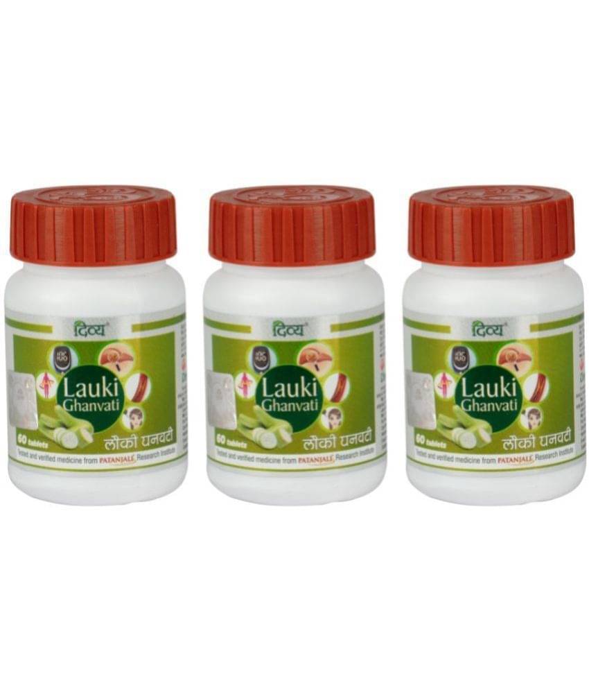 Divya Lauki Ghanvati 60 No.s (Pack of 3) Divya Lauki Ghanvati 60 No.s (Pack of 3)
