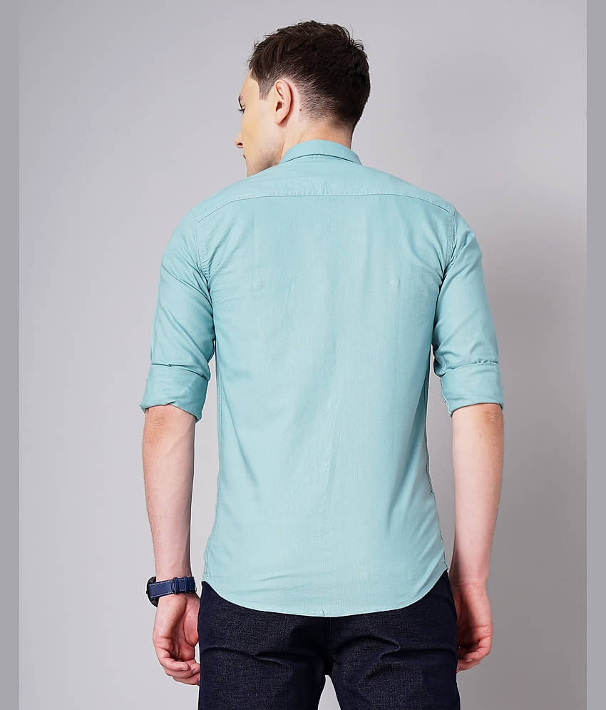 K-LARA - Black 100% Cotton Slim Fit Men's Casual Shirt ( Pack of 1 )