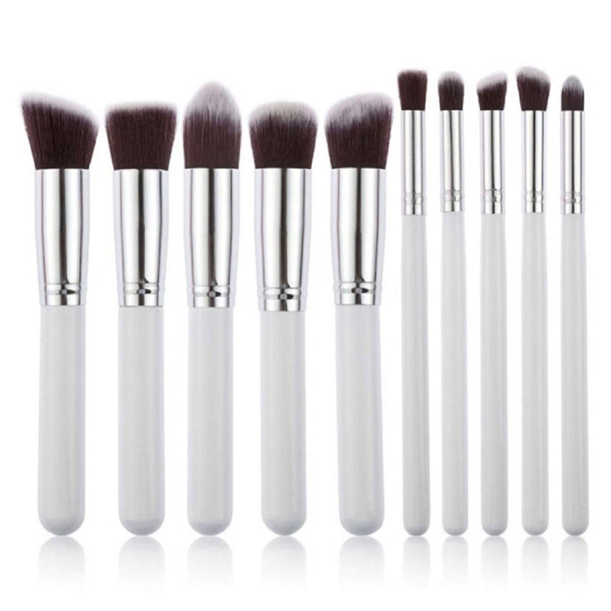 Lenon Skin Plus Premium White Synthetic Foundation Brush 10 Pcs 100 g Lenon Skin Plus Premium White Synthetic Foundation Brush 10 Pcs 100 g