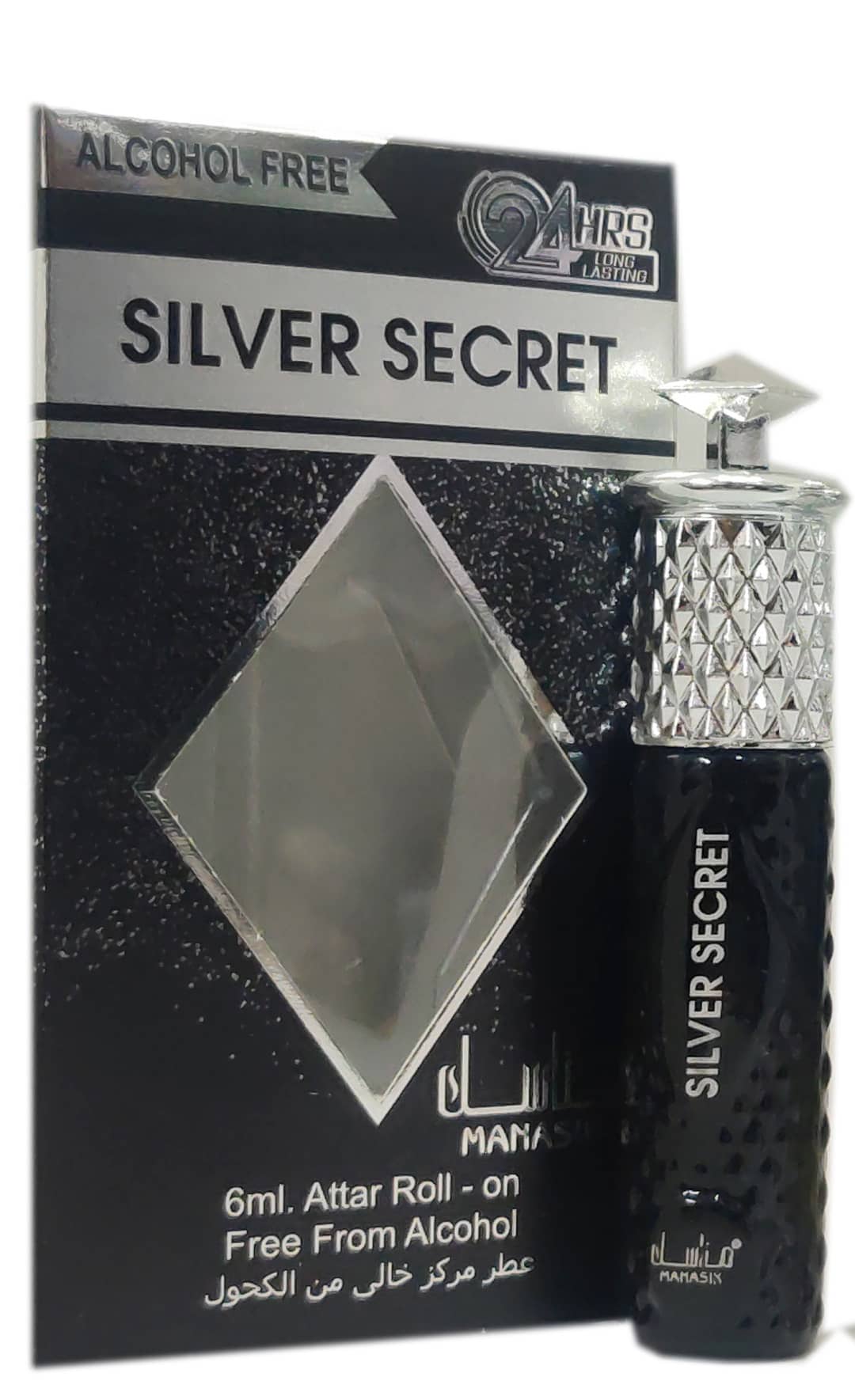 MANASIK SILVER SECRET  Concentrated   Attar Roll On 6ml .