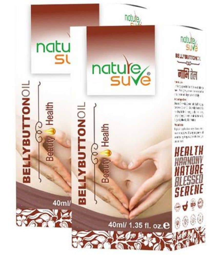 Nature Sure Belly Nabhi Oil For Health And Beauty Oil 80 Ml Pack of 2