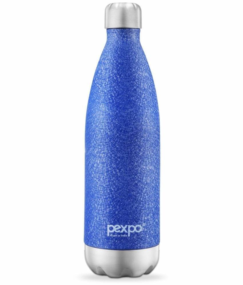     			Pexpo 500ml 24 Hrs Hot and Cold ISI Certified Flask, Electro Vacuum insulated Bottle (Pack of 1, Blue)