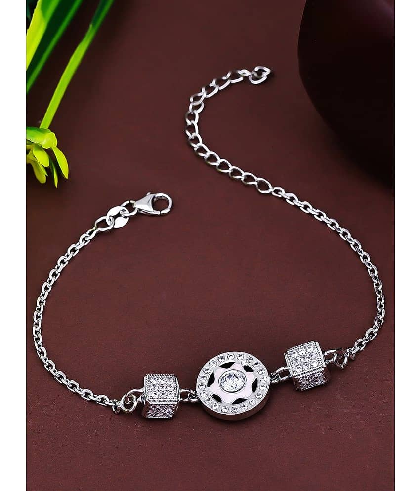 Pissara by Sukkhi 925 Sterling Silver Sterling Silver Braclets - Jewellery Sets | Buy online on ZillyBuy