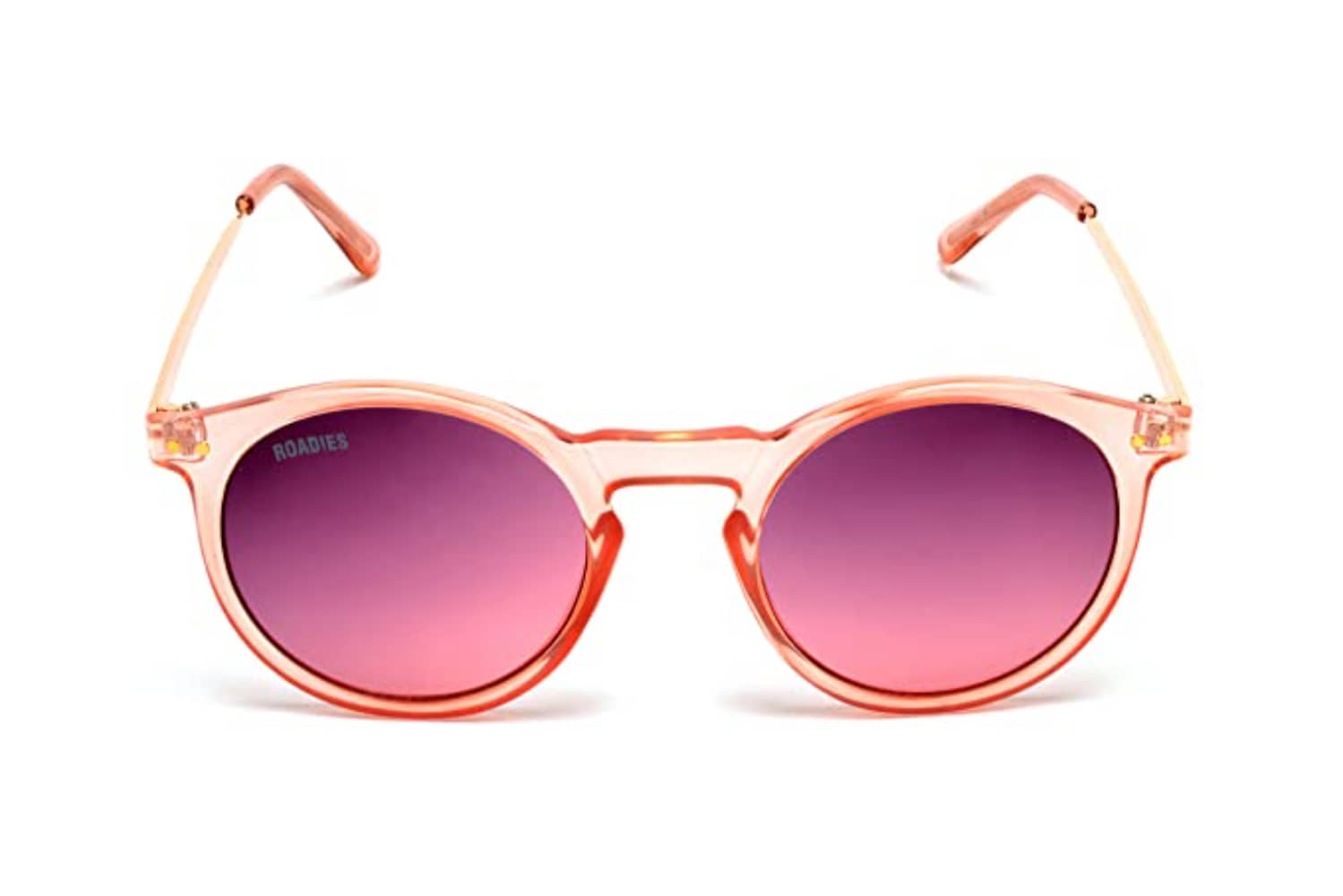 Roadies - Gold Round Sunglasses ( Pack of 1 ) - Sunglasses | Buy online on ZillyBuy