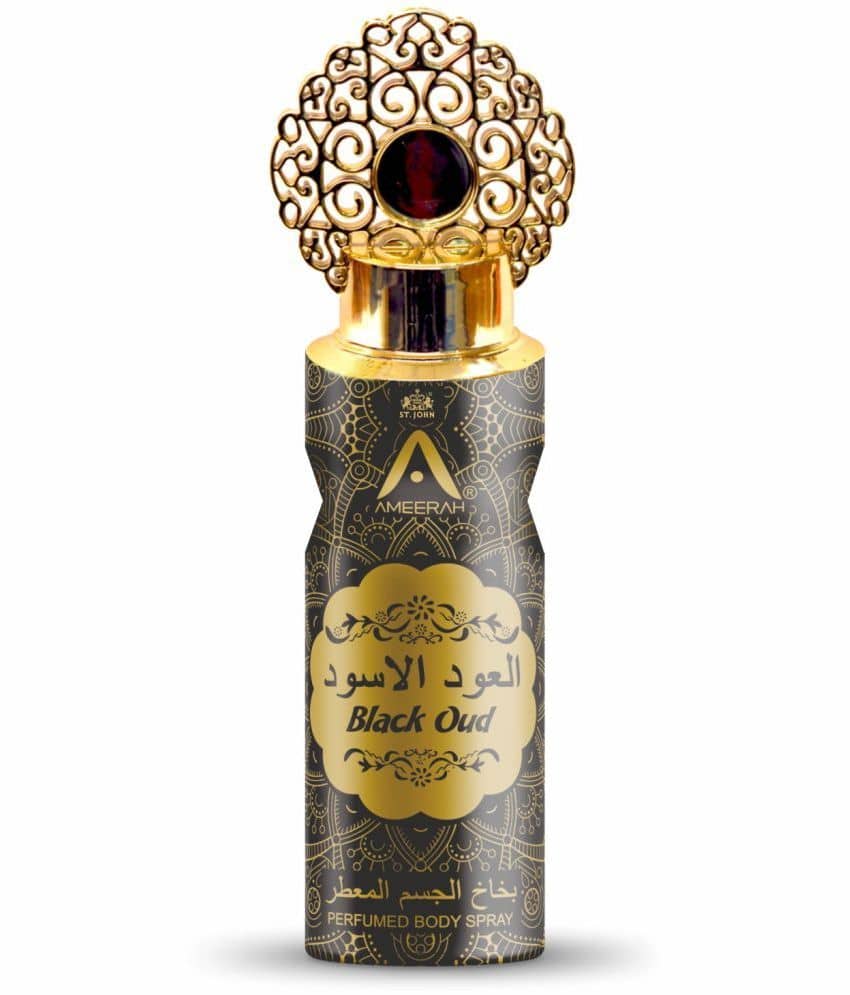 ST.JOHN Ameerah Black Oud Long Lasting Deodorant Spray for Men 200ml - Pack of 1