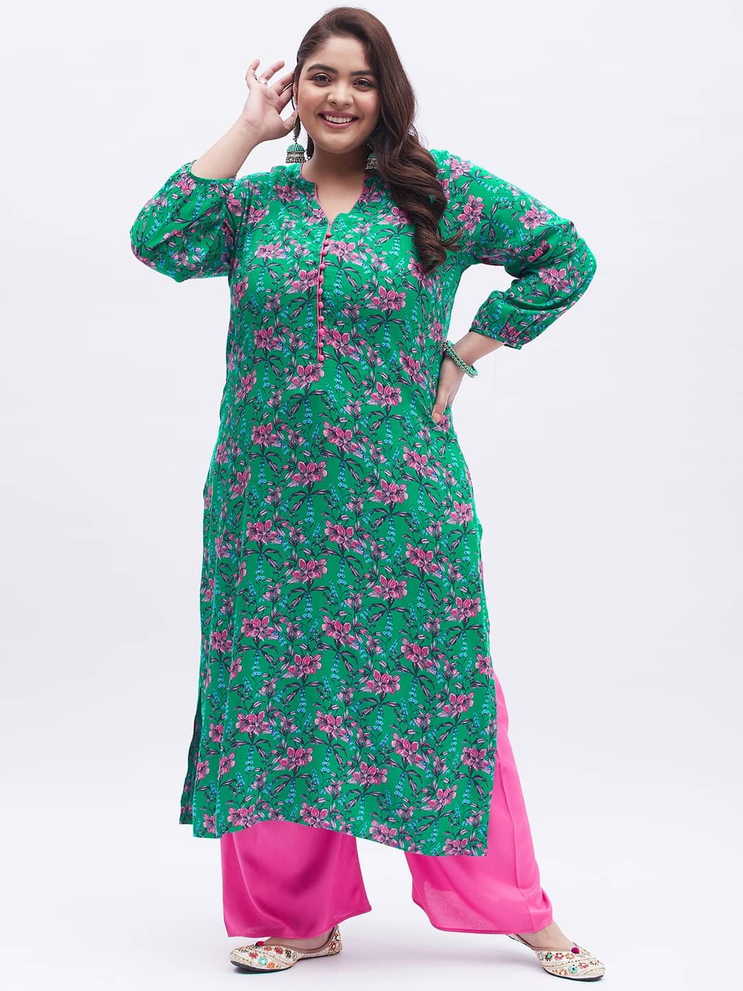 Tissu - Dark Green Straight Rayon Women's Stitched Salwar Suit ( Pack of 1 )