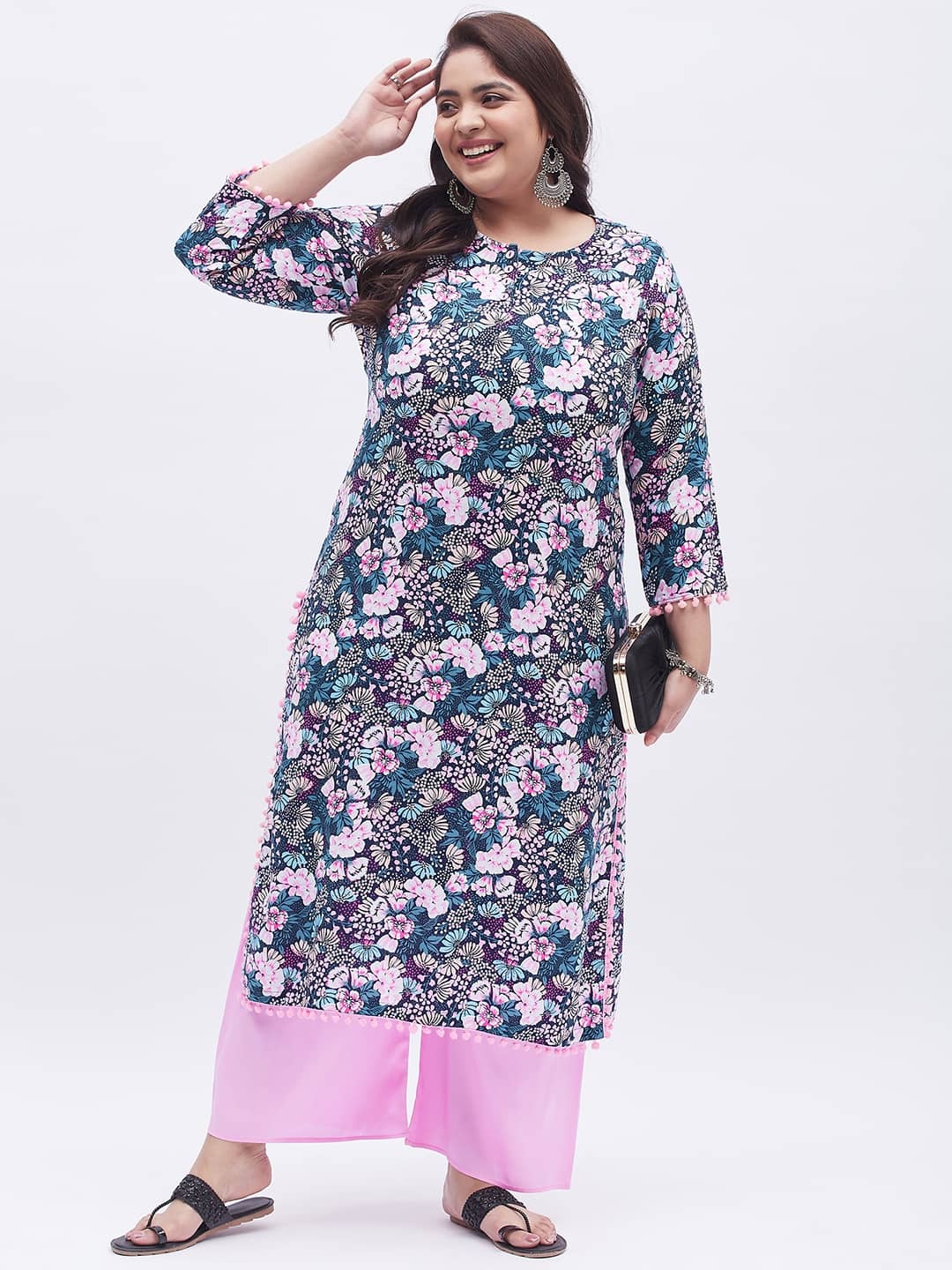 Tissu - Multicolor Straight Rayon Women's Stitched Salwar Suit ( Pack of 1 )
