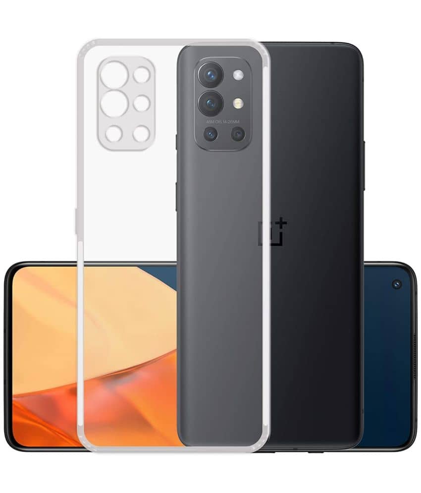 ZAMN - Transparent Silicon Silicon Soft cases Compatible For OnePlus 9R ( Pack of 1 )