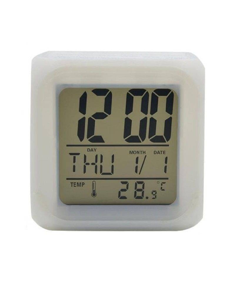     			FSN-Smart Digital Alarm Clock with Automatic Colour Changing with Date, Time, Temperature