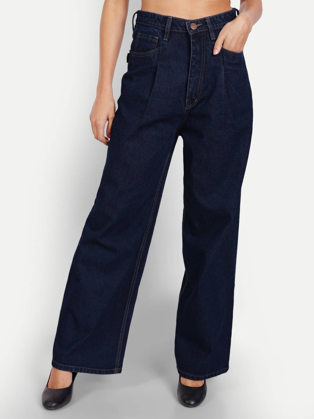     			AngelFab - Blue Denim Flared Women's Jeans ( Pack of 1 )