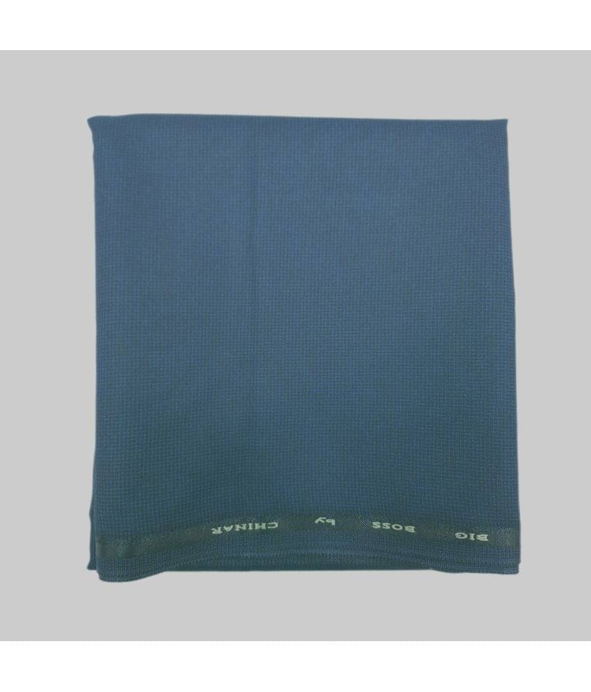 Chinar - Blue Viscose Men's Unstitched Pant Piece ( Pack of 1 ) Chinar - Blue Viscose Men's Unstitched Pant Piece ( Pack of 1 )