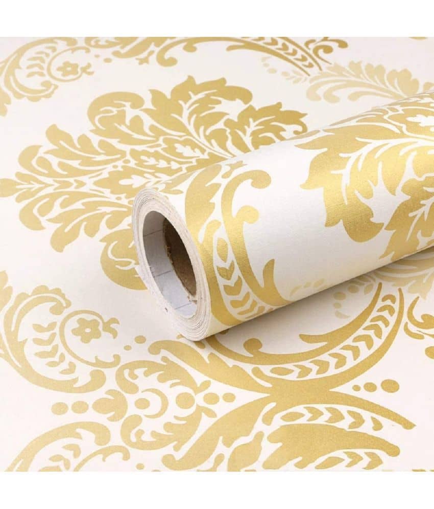 KAAF - Floral Wallpaper ( 40 x 1000 ) cm ( Pack of 1 )