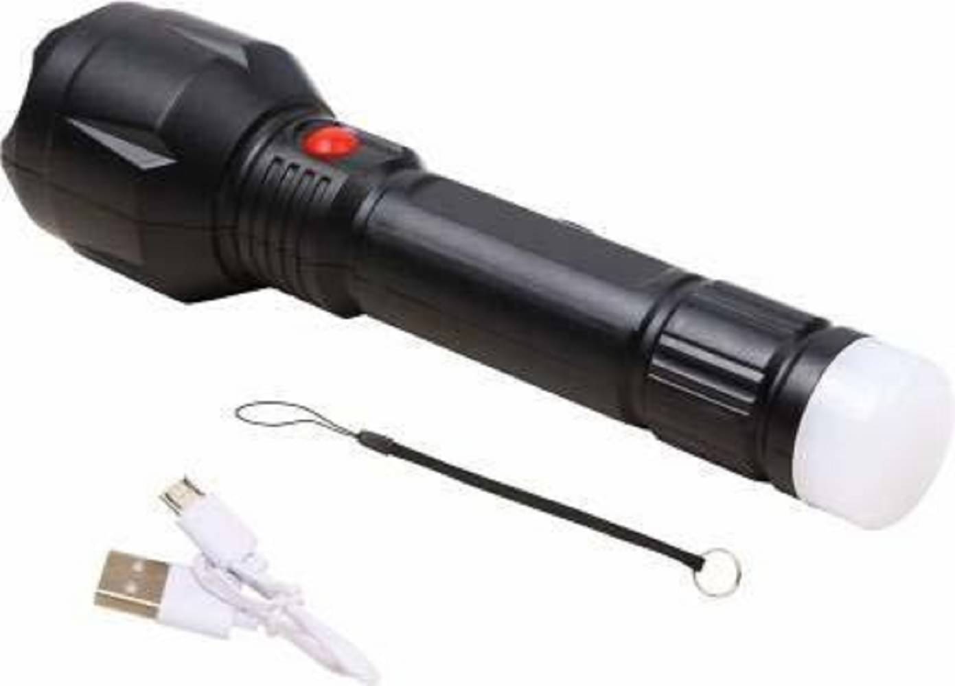 IDOLESHOP - 20W Rechargeable Flashlight Torch ( Pack of 1 ) IDOLESHOP - 20W Rechargeable Flashlight Torch ( Pack of 1 )