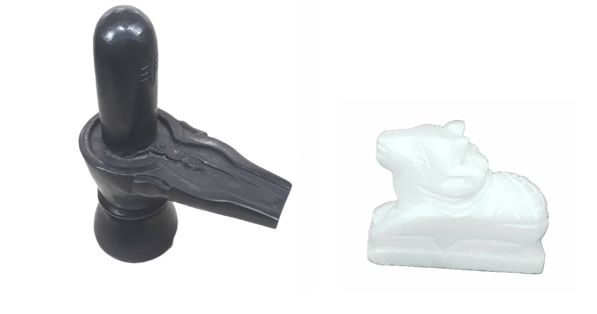     			KRAFT CLOUDS - Marble Shivling 5 cm Idol