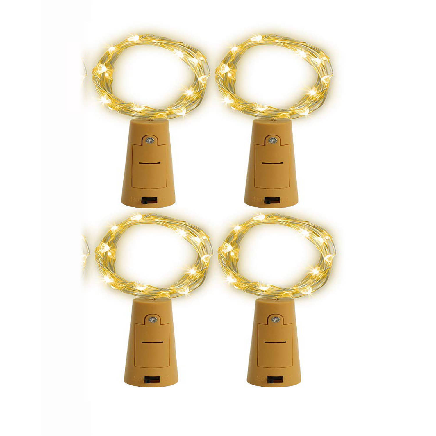 MIRADH - Yellow 3Mtr LED Lights ( Pack of 4 )