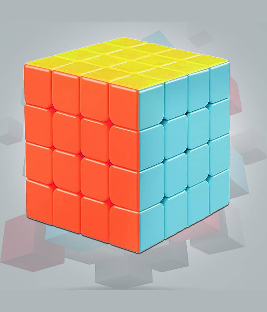 NHR Cube 4x4 High Speed Sticker Less Magic Puzzle Cube Game Toy (1 Piece)