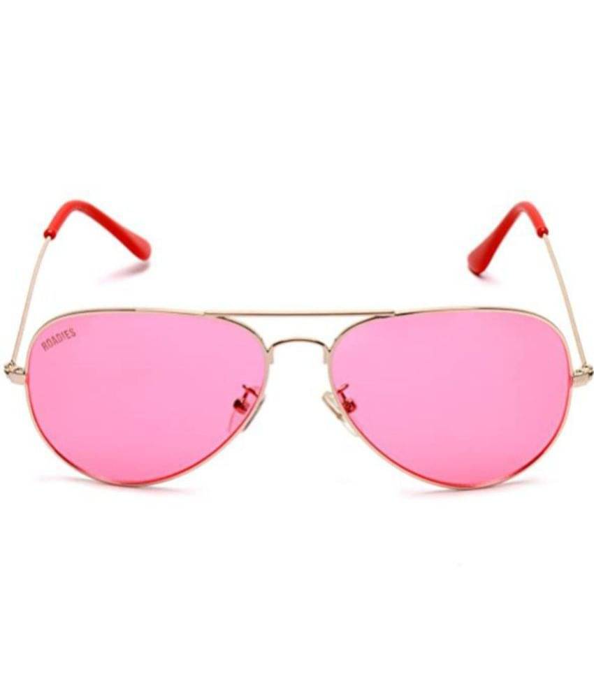     			Roadies - Gold Pilot Sunglasses ( Pack of 1 )