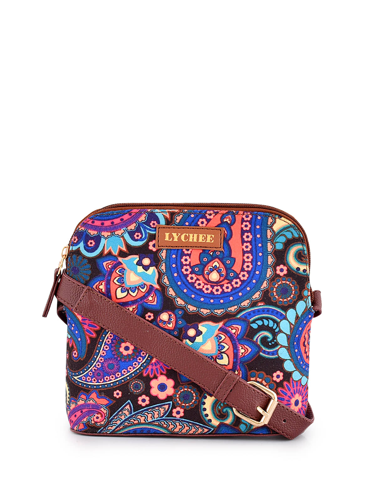SAKWOODS Sling Bag Canvas Set of 1 ( Blue ) - Handbags | Buy online on ZillyBuy