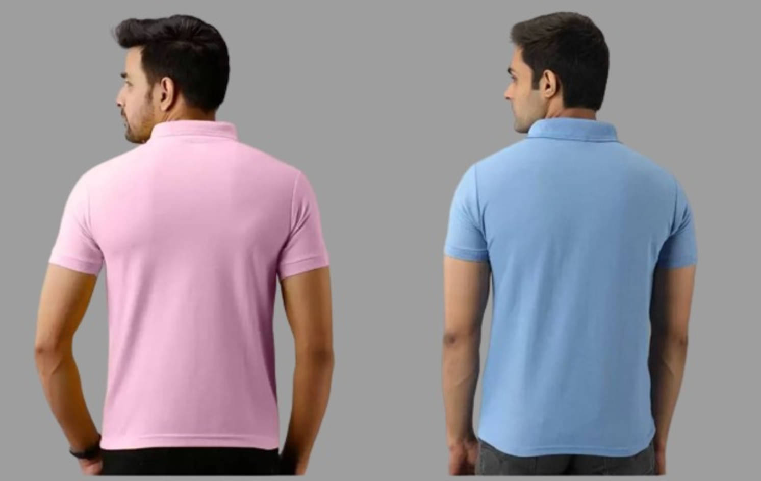 SKYRISE Pack of 2 Cotton Blend Slim Fit Solid Half Sleeves Men's Polo T Shirt ( Multicolor ) SKYRISE Pack of 2 Cotton Blend Slim Fit Solid Half Sleeves Men's Polo T Shirt ( Multicolor )