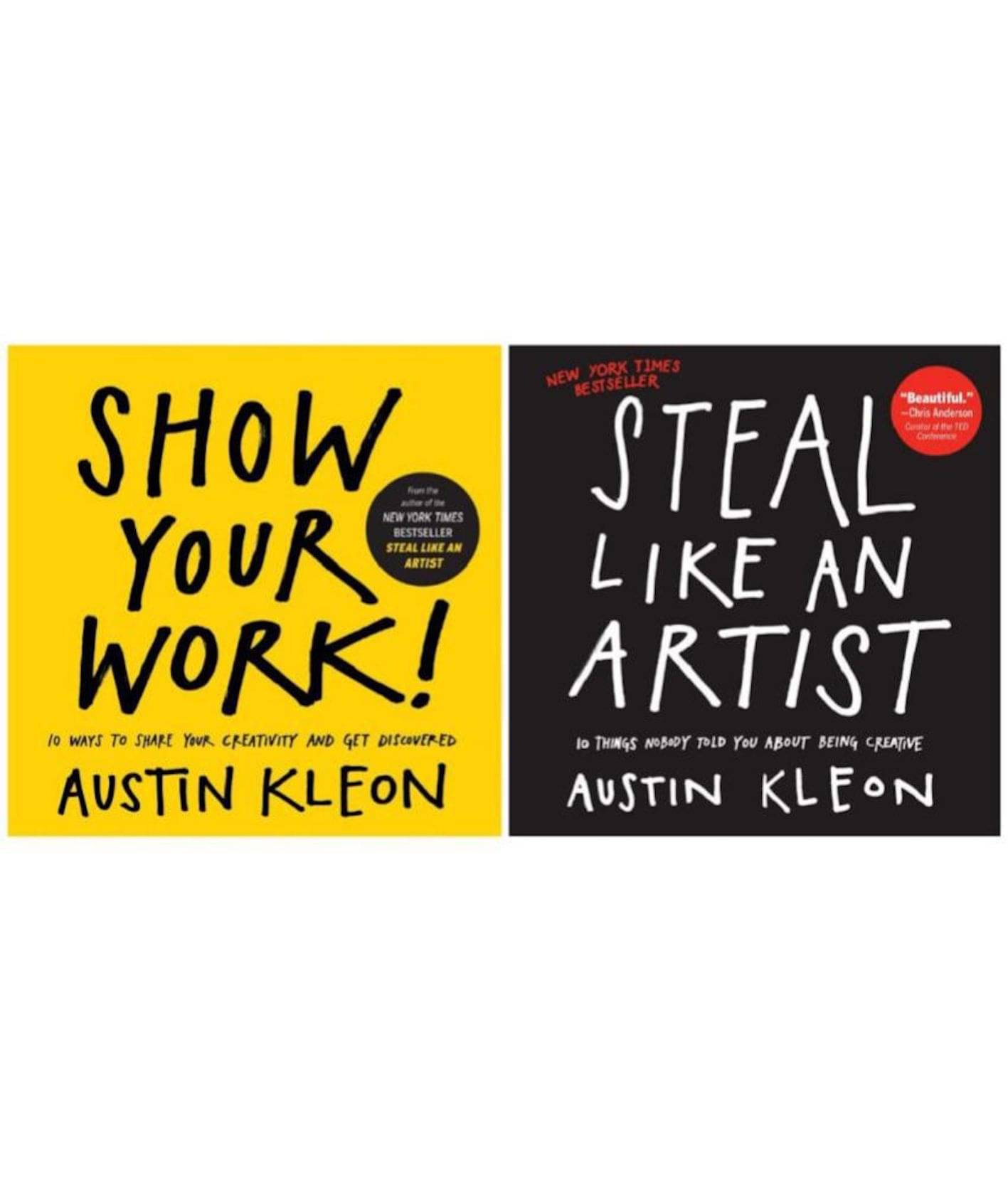     			Show Your Work! + Steal Like An Artist(Set of 2 books) by Austin Kleon (English)