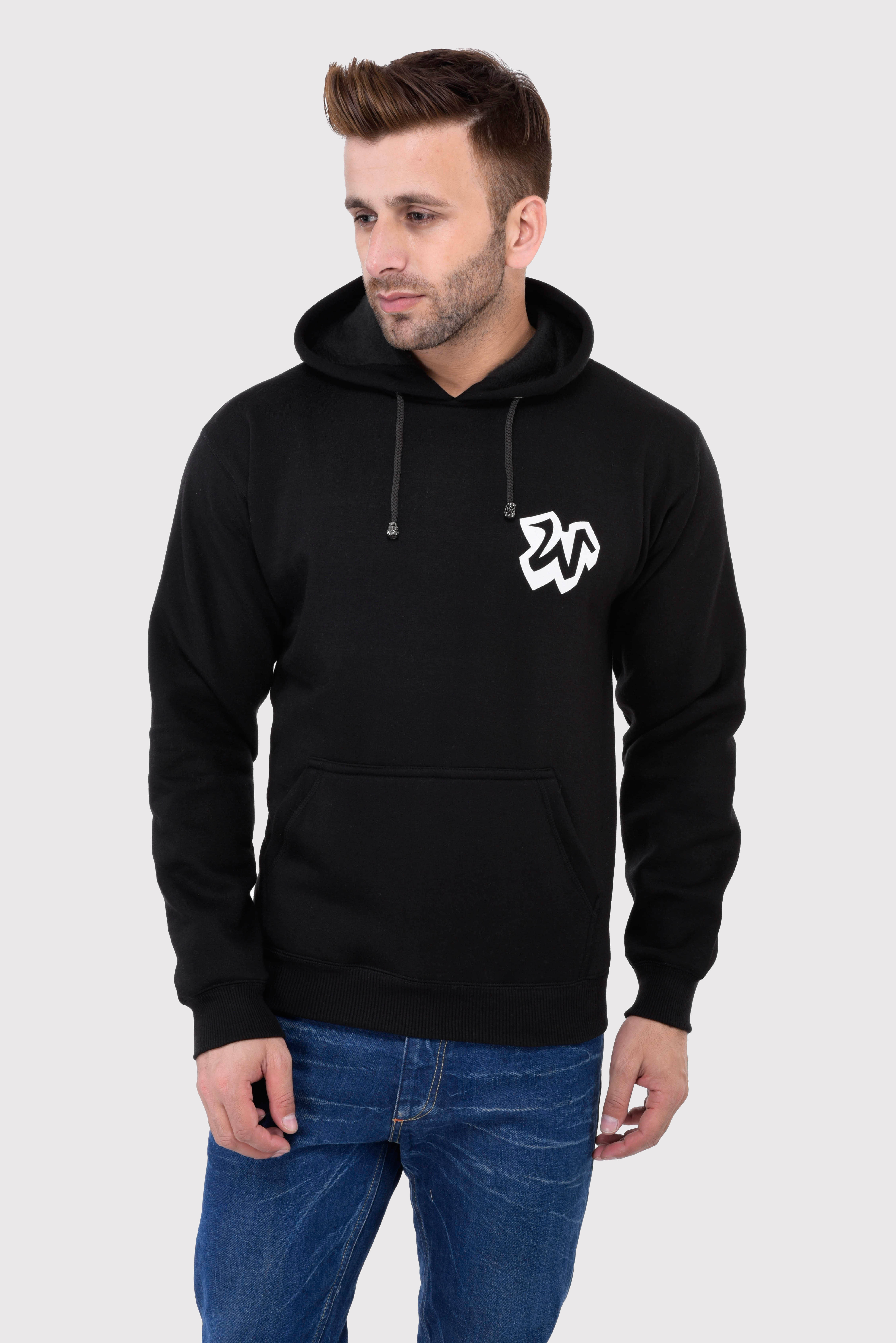 Weardo - Black Fleece Regular Fit Men's Sweatshirt ( Pack of 1 )